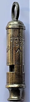 £28 • Buy J HUDSON & Co WW2 / WWII 1945 MILITARY / MOD ISSUED WHISTLE, BROAD ARROW
