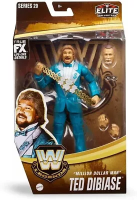 WWE Elite Legends Series 20 - Million Dollar Man Ted DiBiase - Action Figure NEW • $23.74