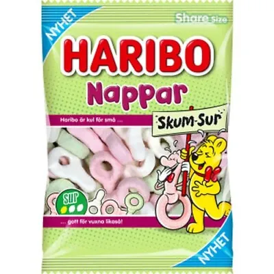 Haribo Pacifiers Foam Sour 120g Classic Swedish Candy • $14.99