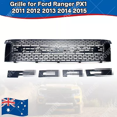 Front Mesh Grill For Ford Ranger PX1 2011 2012 2013 2014 2015 Grille • $249