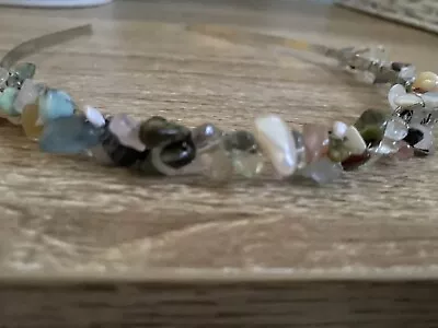 £2.75 • Buy Mixed Gemstone Crystal Freshwater Pearl Headband 