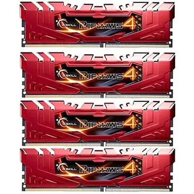 G.Skill Ripjaws 3GB DDR4-400Mhz CL15-15-15-35 Quad Channel Kit :: F4-2400C15Q-32 • £148.91