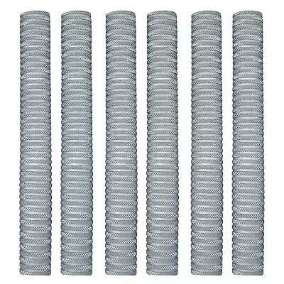 Ring Texture Silver Cricket Bat Grips (Silver Pack Of 6) • $24.97