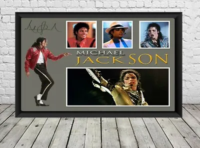 Michael Jackson Signed Photo Print Autographed Poster Memorabilia • £7.59