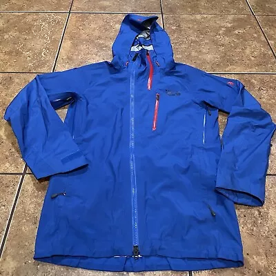 Mountain Hardware Minalist Jacket Blue Mens Small Dry Q Elite MHW $400 • $99.95