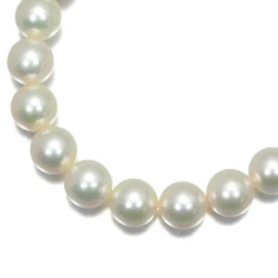 Auth MIKIMOTO Necklace Akoya Pearl 7.0-7.2mm 14K 585 White Gold • $1495.30