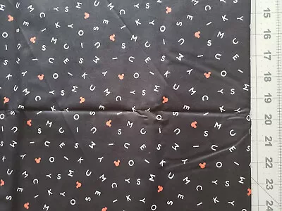 Mickey Text Toss Fabric 20170 Mickey Mouse Disney Creative Springs Cotton BTY • $9