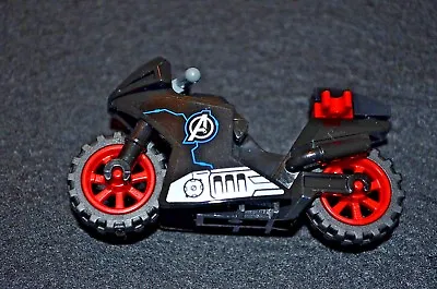 BLACK ADVENGERS MOTORCYCLE ~ Minifigure - Lego Marvel Super Heroes ~ MINT • £6.74