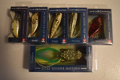 LOT Of 6 H2O XPRESS Fishing Lures • $12.98