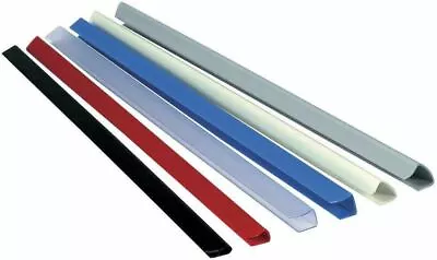 A4 3mm Slide Binders Presentation Folders Spine Bars Slim Report Files - Pack 25 • £6.99