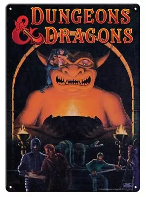$9.92 • Buy Dungeons & Dragons Players Handbook Image Metal Sign Poster 8.25 X 11.5 SEALED