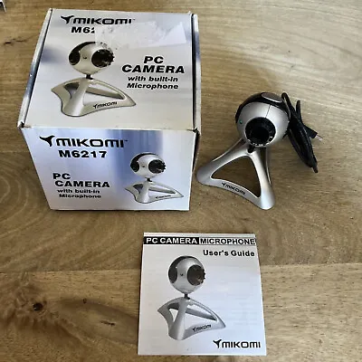 Mikomi M6217 PC Camera With Built In Microphone - With Manual • £7.99