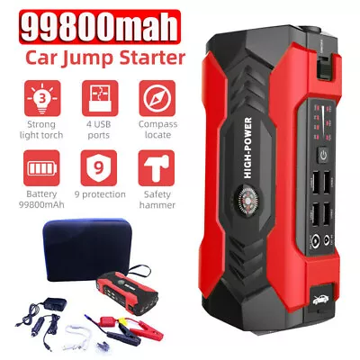 12V Jump Starter Portable Car Battery Pack Auto Battery Charger Booster Jumper • $61.90