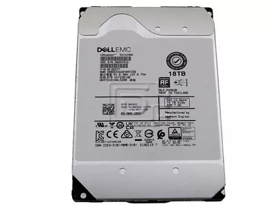 4 X DELL Ultrastar DC HC550 18TB 3.5  Enterprise SATA HDD 3WHWJV5J Used • $1320