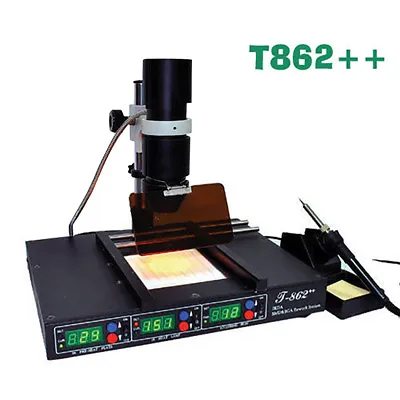 T862++ Bga Smt Smd Infrared Rework Station Irda Welder Xbox Solding Station • $198