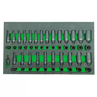 VIM Tools IMPACT449 49 Piece 1/4  Drive Impact Socket Set • $119.08