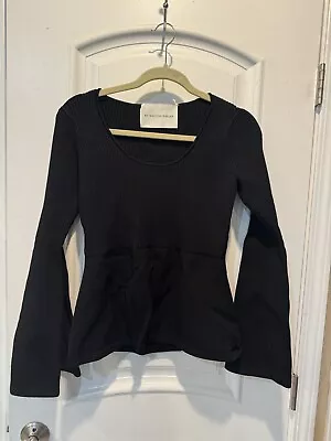 NWT  By Malene Birger Emona Knit Bell Sleeve Top Blouse Sz Large • $85