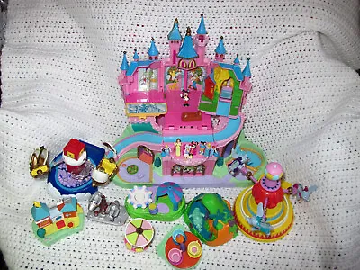 Disney Magical Miniatures MAGIC KINGDOM CASTLE Playset Polly Pocket Theme Park • $149.94