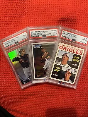 2010-2013 Manny Machado Rookie Card Lot PSA 9/9/8 • $40