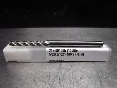 CTMI 5/32  Carbide Endmill 4 Flute 5/32x3/16x1-1/8x3 4FL SQ (LOC3119A) • $8.95