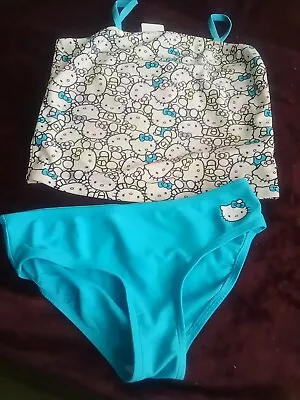 Hello Kitty 2 Piece Bathing Suit • $28