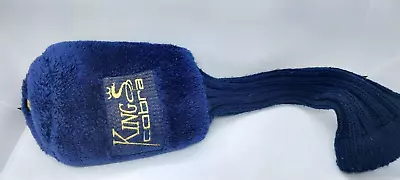 King Cobra Driver Golf Club Sock Head Cover Vintage Blue Black • $9.99