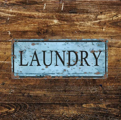 £24.99 • Buy Laundry Blue -  Metal Sign