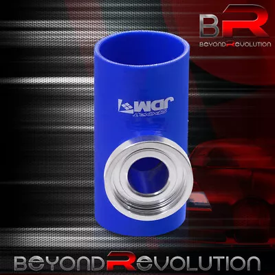 $21.99 • Buy For Ford Mustang Focus 2.5  Turbo SSQV/SQV BOV Flange Blue Silicone Adapter Pipe