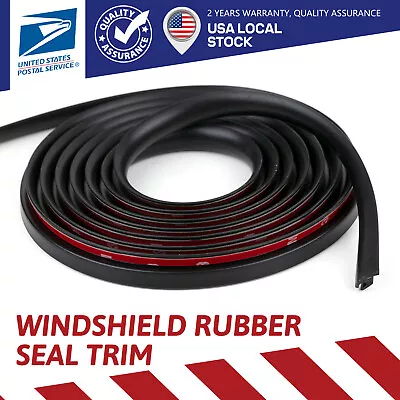 Windshield Rubber Seal Trim Weather Stripping Car Front Rear Window Guard 10ft • $14.88