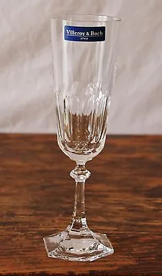 Villeroy And Boch Champagne Flute; 8  Tall; Six Sided Base • $24.97