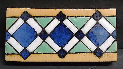 Vintage Geometric Border Tile By Mosaic Tile Company • $65