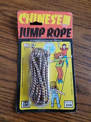 $12.89 • Buy Vintage Toy Chinese Jump Rope Chemtoy New Old Stock In Package 5 Feet 6 Inches