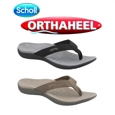 £41.42 • Buy Scholl Orthaheel Wave Orthotic Sandals | Black/Khaki | Free Post, Bulk Discounts
