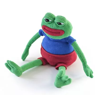 Hashtag Collectibles Pepe The Frog - Official Plush Doll Small Green  • $101.86