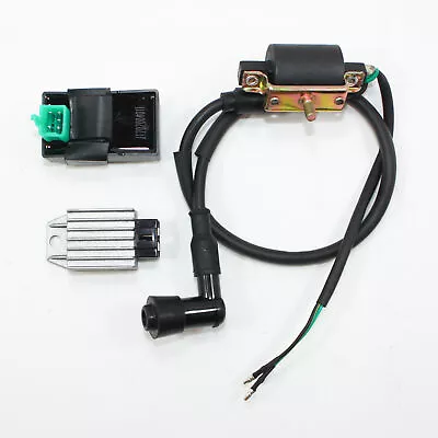 Ignition Coil + CDI UNIT + Regulator 90 110cc 125cc PIT Quad Dirt Bike ATV Buggy • $26.82