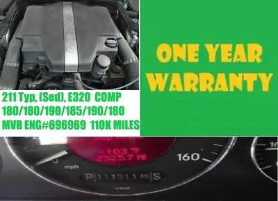 03 MERCEDES E-CLASS Engine Assembly • $883.49