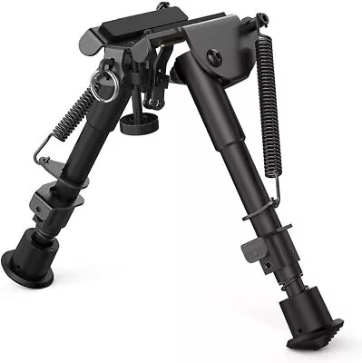Feyachi Rifle Bipod 6-9 Inches Tactical Rifle Bipod Adjustable Height Swivel • £36.99