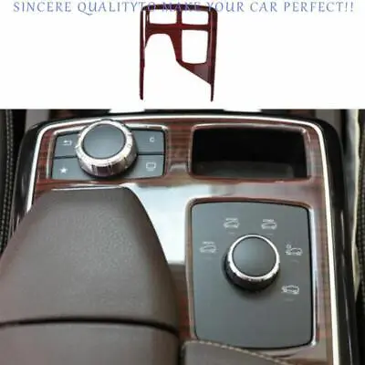 For Benz ML GL 2012-2016 Brown Wood Grain Center Console Gear Shift Panel Trim • $37.18