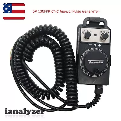 CNC Handwheel Manual Pulse Generator 100PPR TOSOKUHC115 For Fanuc System US • $58.90