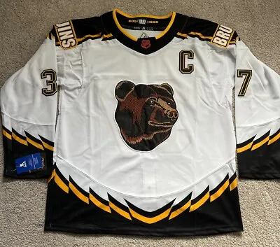 Patrice Bergeron Boston Bruins Reverse Retro Hockey Jersey Mens Size Large NEW • $94.99