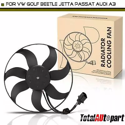 Radiator Cooling Fan With Control Module For Volkswagen Beetle 2012-2017 Audi • $78.99