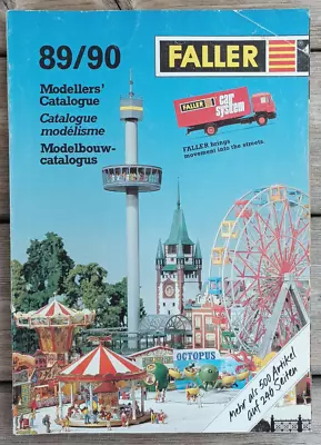 Faller Catalogue 89/90 Model Railways Modellers' English Nederlands Français • £14.75