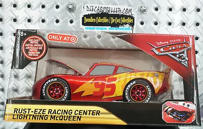 Jada 2017 Disney Cars Rust-eze Lightning Mcqueen Red Target Exclusive 1:24 Scale • $89.87