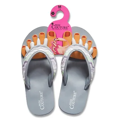 Pedi Couture Toe Separator Sandals For Women- Pedicure/Yoga Sandal- Arch Support • $21.95