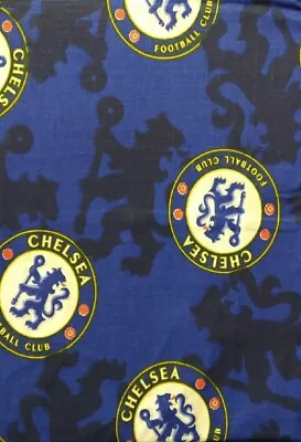 £14.99 • Buy Double Bed Chelsea F.C Fitted Valance Sheet Blue Club Badge Official