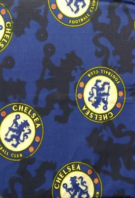 Double Bed Chelsea F.C Fitted Valance Sheet Blue Club Badge Official • £14.99