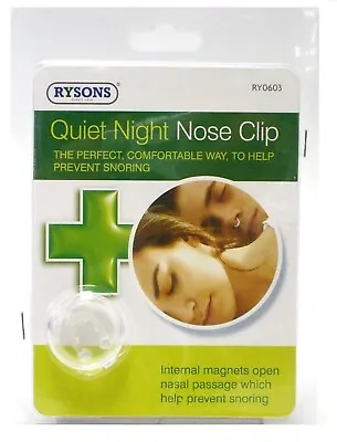 Magnetic Anti Snoring Snore Nose Clip Nasal Dilator Stop Device Easy Breathe  • £2.99