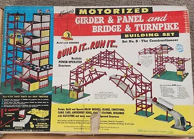 Vintage Motorized Girder & Panel Bridge & Turnpike Set No. 8  Kenner  1960 • $39.99