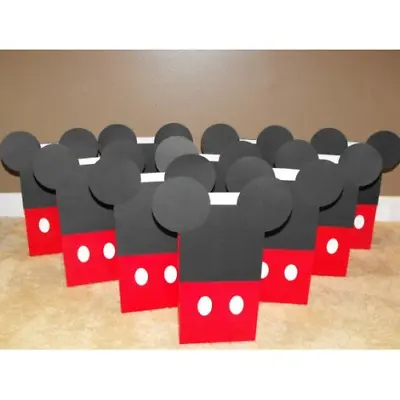 Mickey Mouse Goody Gift Bags Favors Bags Candy Treat Bags Birthday Theme Party • $15