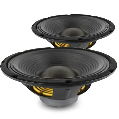 2x 12 Inch 4 Ohm Voice Speaker Drivers Spare Cones Replacement Bass Woofers 400W • £67.99